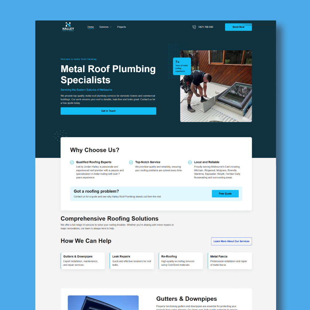 Website built by Tom Wilson Digital